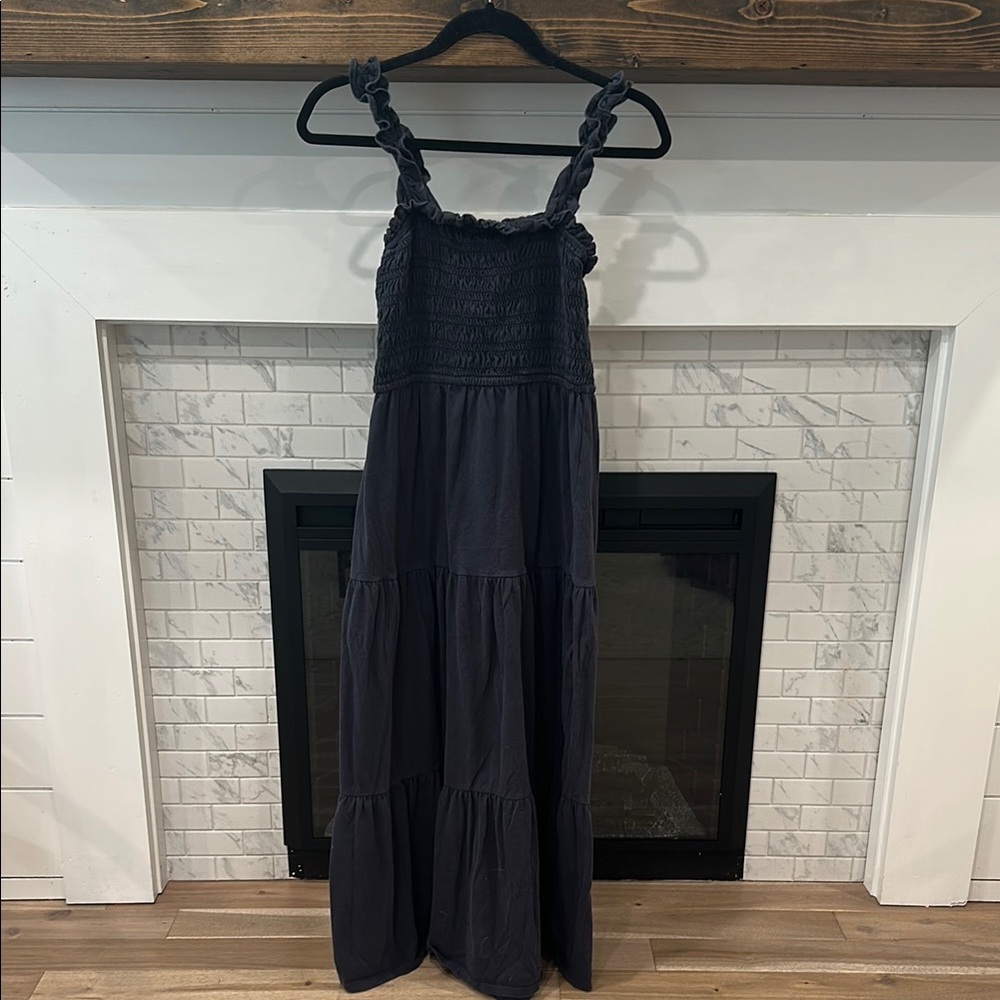 American Eagle Outfitters navy blue tiered Sleeveless Maxi Sundress 3 for $20